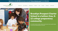 Desktop Screenshot of brooklynprospect.org