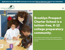 Tablet Screenshot of brooklynprospect.org